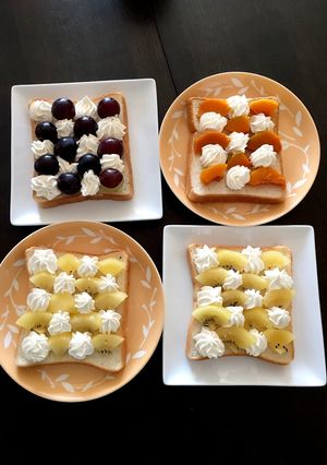ホイップがあれば！ウェーブトースト-レシピのメイン写真