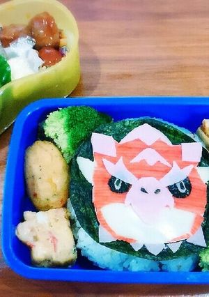 ☆キャラ弁 モンハン リオレウス-レシピのメイン写真