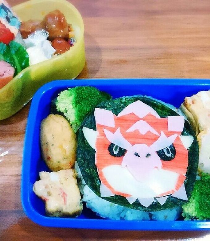 ☆キャラ弁 モンハン リオレウス-レシピのメイン写真