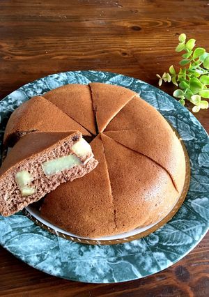 さつまいも入り♡簡単！炊飯器ケーキ-レシピのメイン写真