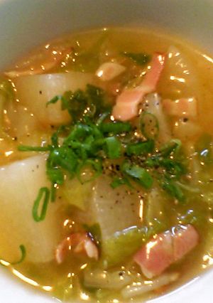 大根と白菜のあったかスープ-レシピのメイン写真