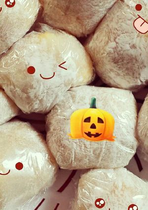やわらか～い幸せのパンプキン大福♥-レシピのメイン写真