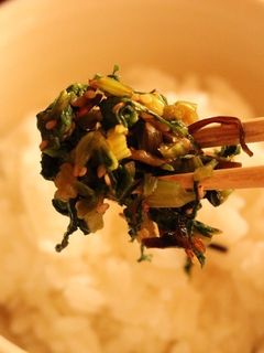 かぶの葉と塩昆布のしっとりふりかけ♪-レシピのメイン写真