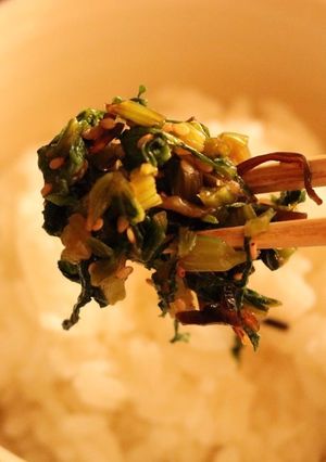 かぶの葉と塩昆布のしっとりふりかけ♪-レシピのメイン写真