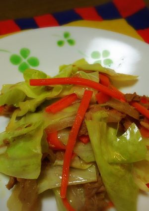 ツナ キャベツ野菜炒め-レシピのメイン写真