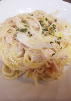牛乳を使ったツナクリームパスタ-レシピのメイン写真