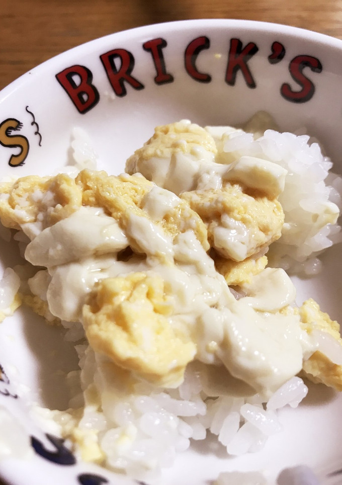 完成まで1分！レンジで豆腐の玉子とじ-レシピのメイン写真
