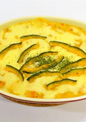 かぼちゃのグラタン　餃子の皮の歯ごたえ-レシピのメイン写真