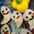 ハロウィン♥オバケのミニピザ