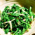 醤油紫蘇の実ドレッシング 春菊と大根
