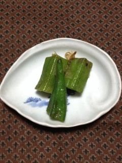 オクラのわさび和え-レシピのメイン写真