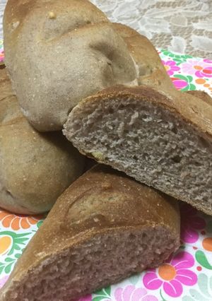 全粒小麦粉入りのくるみパン-レシピのメイン写真