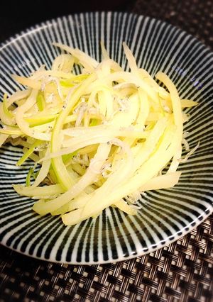 じゃがいもとセロリのじゃこきんぴら-レシピのメイン写真