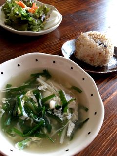 包丁いらず♡コンソメ味のニラ卵スープ-レシピのメイン写真