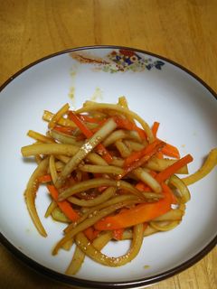 大根皮できんぴら-レシピのメイン写真