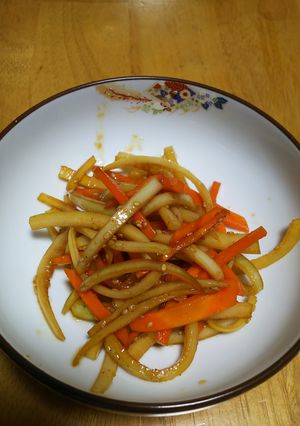 大根皮できんぴら-レシピのメイン写真