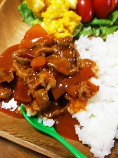 ビーツ入りハヤシライス-レシピのメイン写真