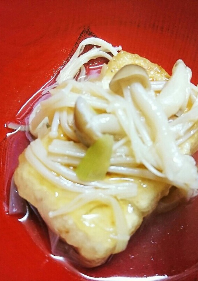 揚げない！ 揚げ出し豆腐 あんかけ風-レシピのメイン写真
