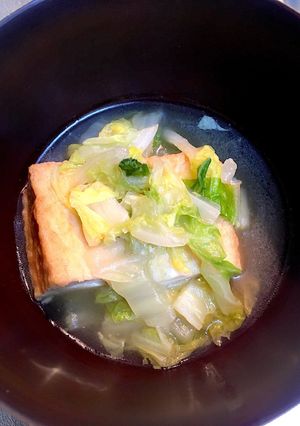厚揚げと白菜の和風とろとろ煮-レシピのメイン写真