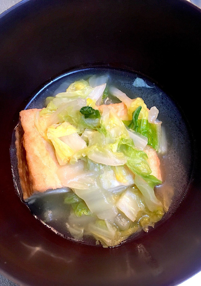 厚揚げと白菜の和風とろとろ煮-レシピのメイン写真