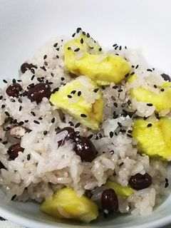 栗入りお赤飯-レシピのメイン写真