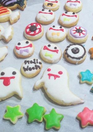 ハロウィン♥簡単アイシングクッキー-レシピのメイン写真
