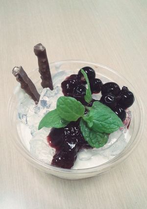 黒い宝石のレアチーズ-レシピのメイン写真