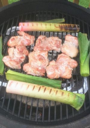 鳥もも肉塩麹炭火焼き-レシピのメイン写真