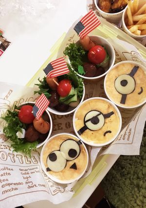 運動会お弁当ミニオン-レシピのメイン写真