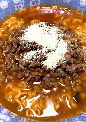 納豆坦々風♪♪辛ラーメン-レシピのメイン写真