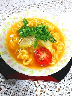 トマト&セロリDE辛ラーメン-レシピのメイン写真
