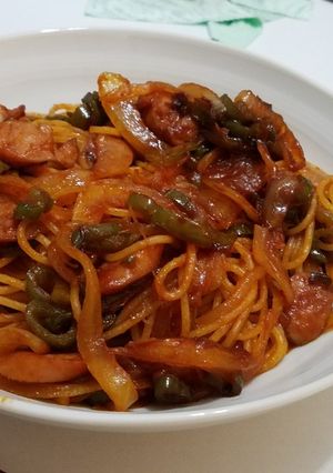 具だくさんナポリタン-レシピのメイン写真