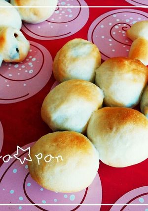 簡単ミニちぎりパン「ぶどうのブドウパン」-レシピのメイン写真