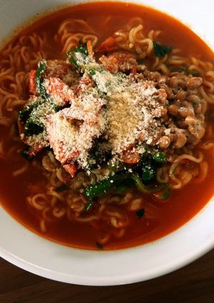 野菜たっぷり納豆辛ラーメン-レシピのメイン写真