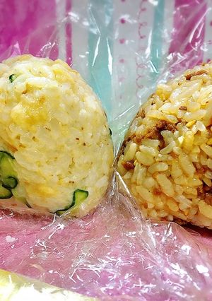 今日のおにぎり-レシピのメイン写真