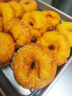HMで◎かぼちゃドーナツ-レシピのメイン写真