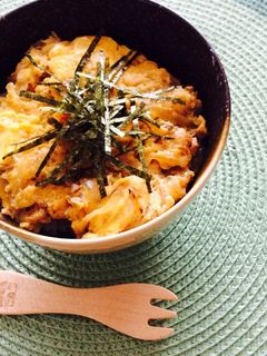 鯖缶玉子とじ丼(親子丼風)-レシピのメイン写真