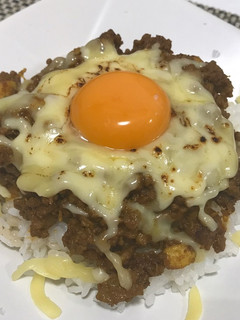 餃子のあんの残りで!ドライカレー-レシピのメイン写真