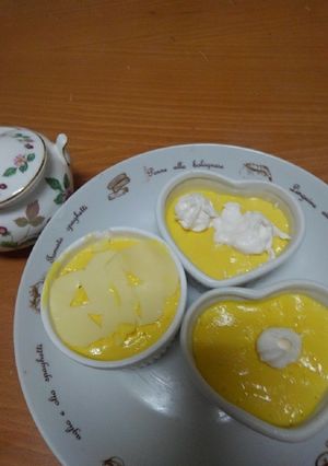 これ?かぼちゃぷりん?いやマンゴーぷりん-レシピのメイン写真