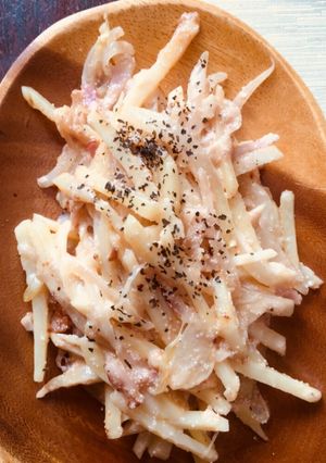 細切りポテトのたらこチーズ炒め-レシピのメイン写真