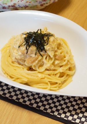 簡単！子供にも人気！なめたまパスタ♪-レシピのメイン写真