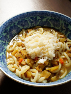カレーうどんで、大根こぶおろし-レシピのメイン写真