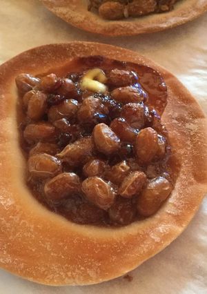 納豆とラズベリージャムのパイ風-レシピのメイン写真