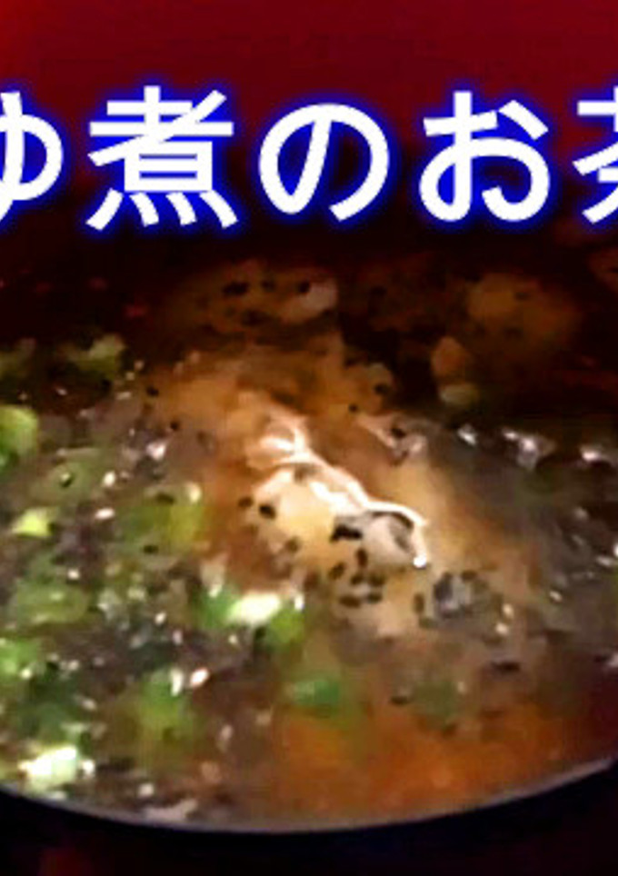 豪快流　麺つゆ煮のお茶漬け-レシピのメイン写真
