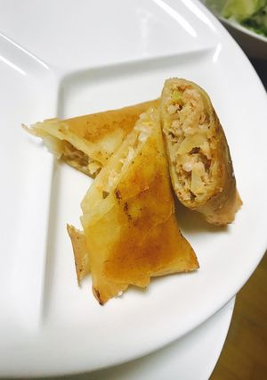 パリパリ 豚キムチ 春巻き 簡単 QC-レシピのメイン写真