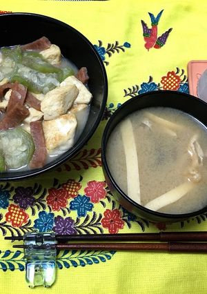 沖縄郷土料理いなむどぅち 献立 豚汁似-レシピのメイン写真