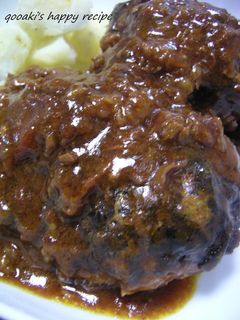 煮込みハンバーグ-レシピのメイン写真