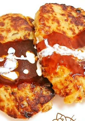 卵豆腐でチーズハンバーグ【ふわっ激うま】-レシピのメイン写真