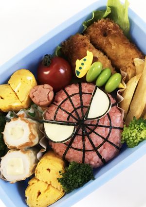 スパイダーマンのキャラ弁♡-レシピのメイン写真