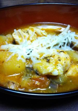 【トマト缶無しで】具沢山トマト煮込み-レシピのメイン写真